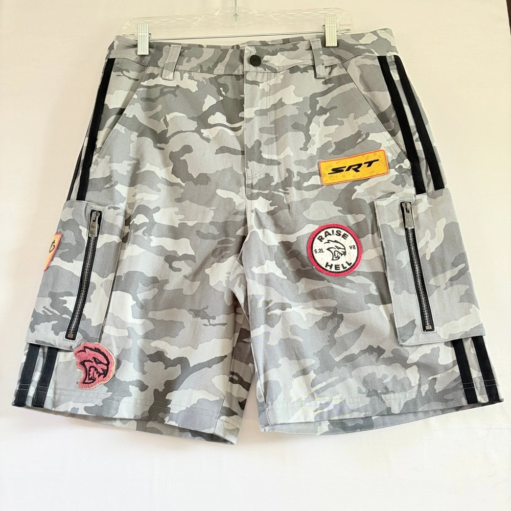 Under Armour Dodge Hellcat Club Camo Cargo Shorts Mens Large 6016539 NWT